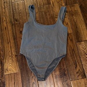 NWOT Target A New Day Gray Bodysuit Size Large